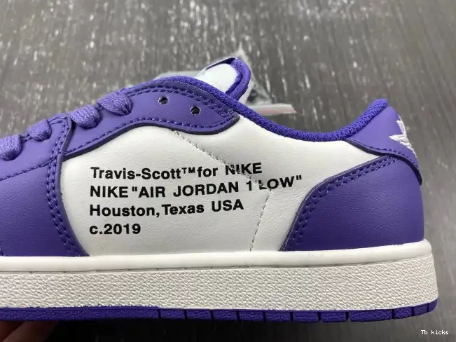 Rep TBK TRAVIS CUSTOM DM7890-386 X JORDAN AIR X OFF-WHITE 1 SCOTT 0616